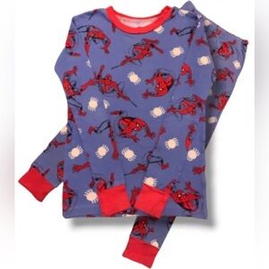Spider-Man Kids Pajamas - Blue and Red Spiderman, Boy's pajama set, size 8years
